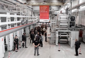 Il pubblico presente all’open house di Bobst Italia  