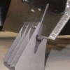 The robust titanium brackets were manufactured using an EOSINT M 280 Additive Manufacturing system. They easily and permanently withstand the high temperatures and external forces in space (Source: Airbus Defence and Space)